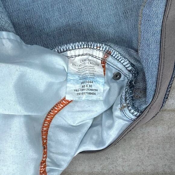 Lee Jeans Dark Wash Straight Fit Tapered Leg Denim Extreme Motion - Picture 4 of 4